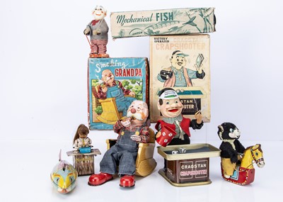 Lot 513 - Battery-Operated & Clockwork Novelty Toys