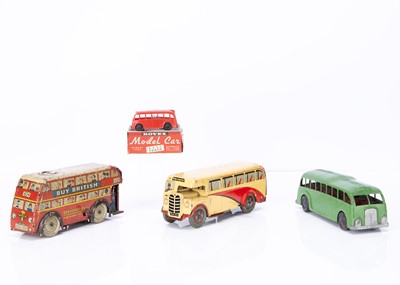 Lot 515 - Tinplate, Plastic & Diecast Buses