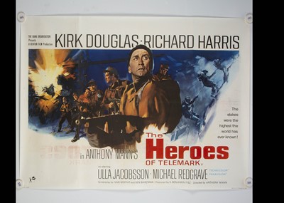 Lot 15 - The Heroes of Telemark (1965) Quad Poster
