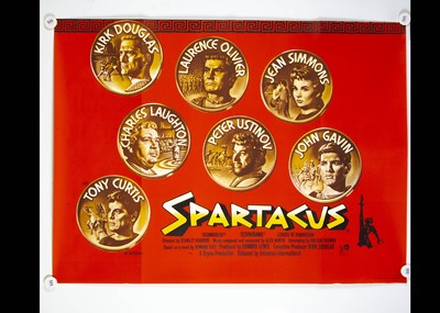 Lot 16 - Spartacus (1960) Quad Poster