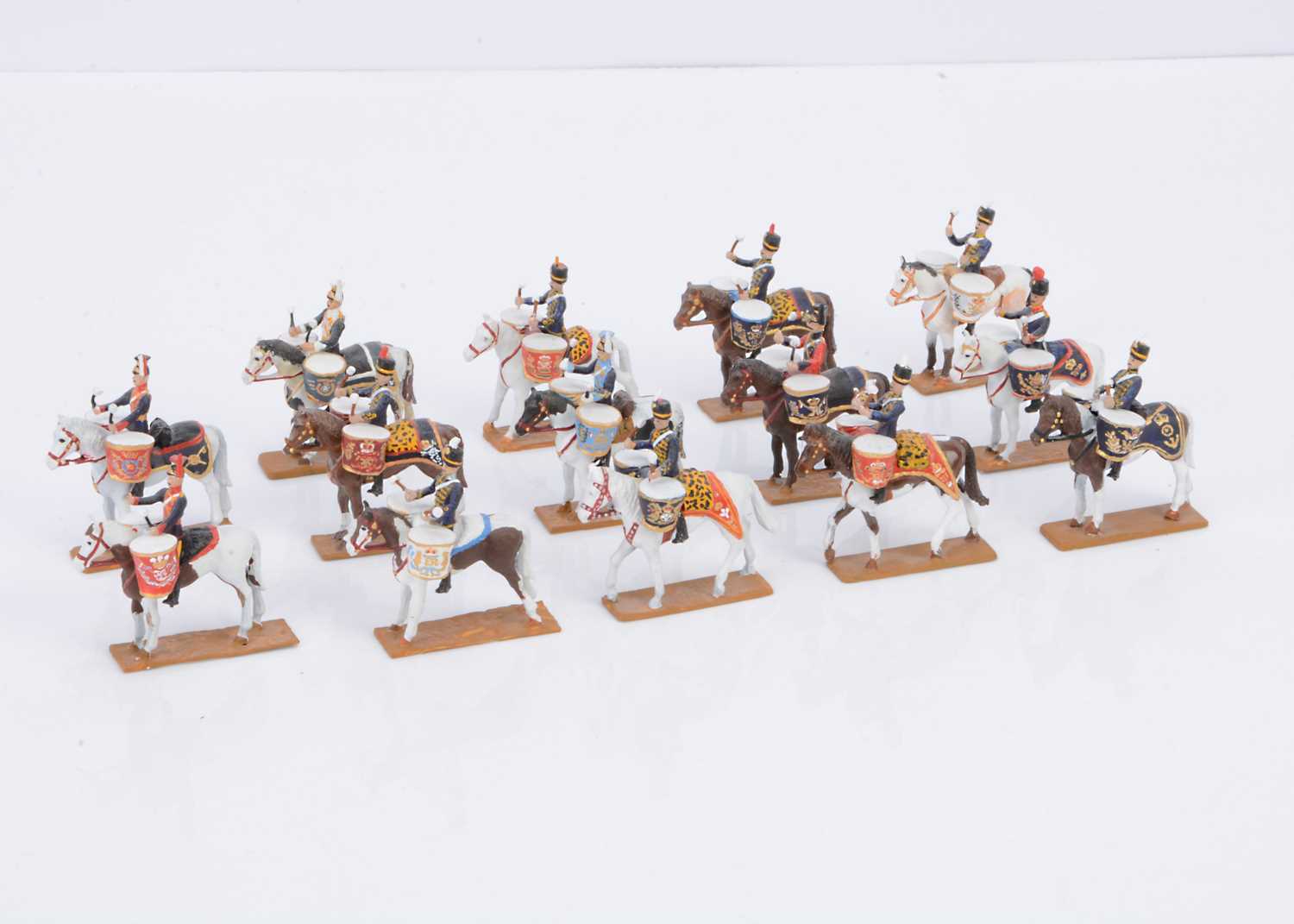 Lot 553 - Drum Horses of Cavalry regiments of the British Army from 1830 to 1939