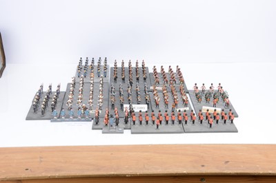 Lot 555 - Phoenix 30mm Parade Series - various dioramas comprising Army Air Corps Band