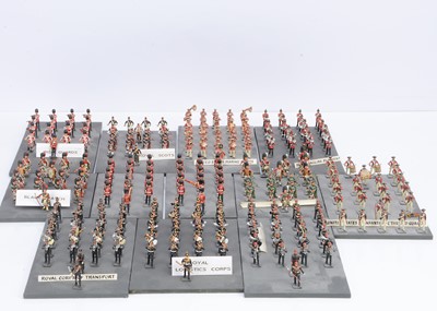 Lot 556 - Phoenix 30mm Parade Series - various dioramas comprising Royal Corps of Transport