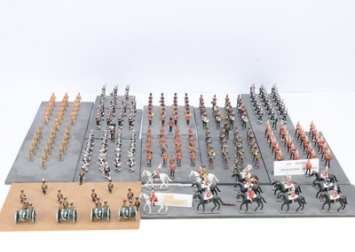 Lot 558 - Phoenix 30mm Parade Series - various dioramas comprising Royal Navy (4 including marching band)