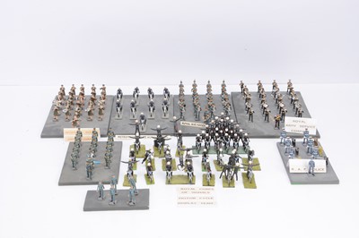 Lot 562 - Phoenix 30mm Parade Series - smaller dioramas of marching units comprising Women's Royal Army Corps