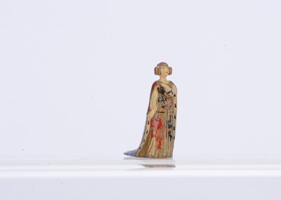 Lot 624 - Richard Courtenay female Medieval figure of Queen Philippa of Hainault in kirtle and mantle