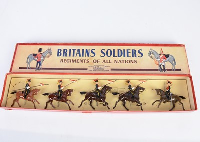 Lot 647 - Britains post WW2 set 2076 12th Royal Lancers (Prince of Wales)