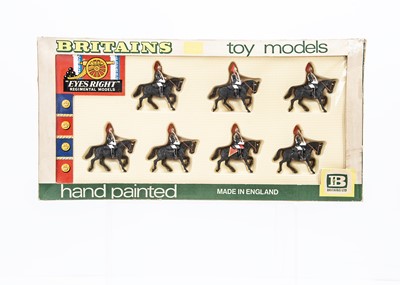 Lot 654 - Britains Eyes Right series boxed set 7833 Horse Guards in cellophane fronted box