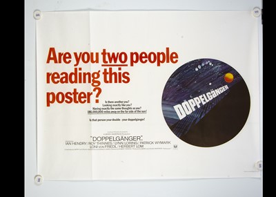 Lot 28 - Doppelganger (1969) Quad Poster