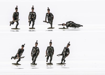 Lot 659 - Britains loose 1907 - square based - version set 98 King's Royal Rifle Corps