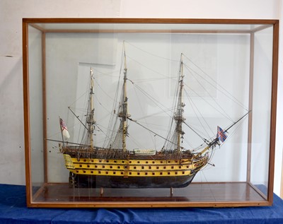 Lot 669 - A Kit or Scratch built model of HMS Victory