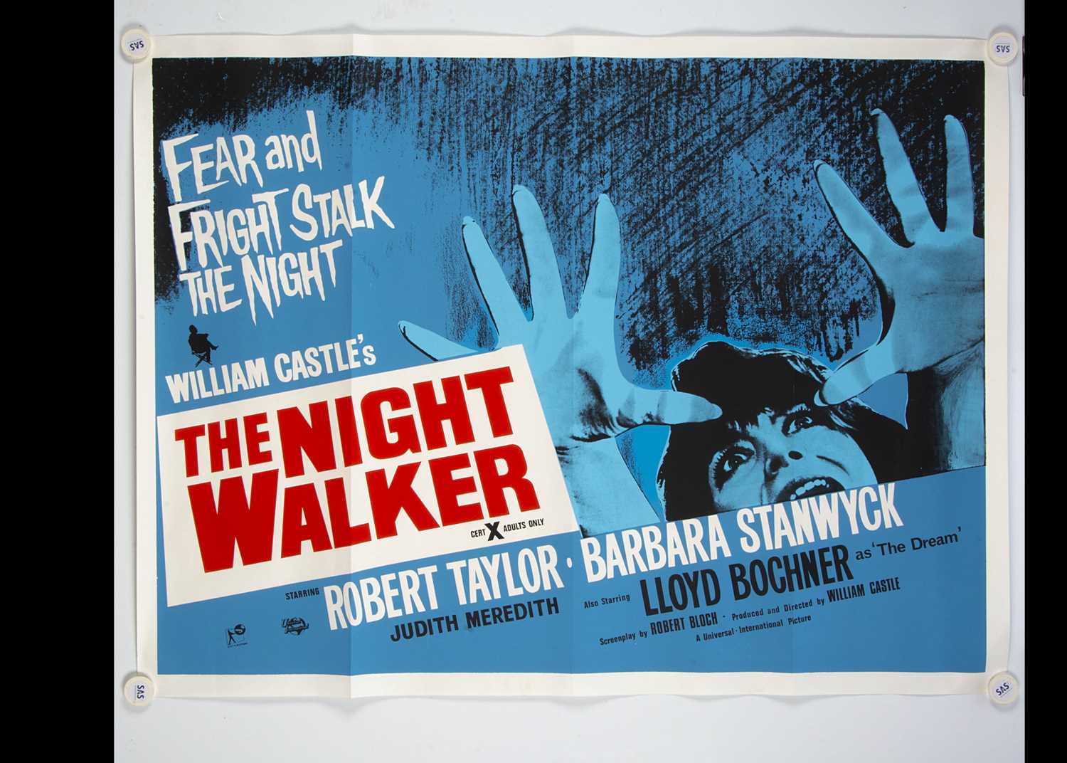 Lot 30 - The Night Walker (1965) Quad Poster