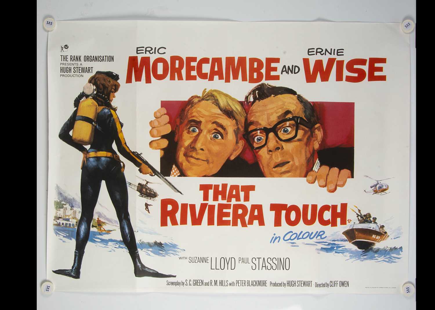 Lot 31 - That Riviera Touch (1966) Quad Poster