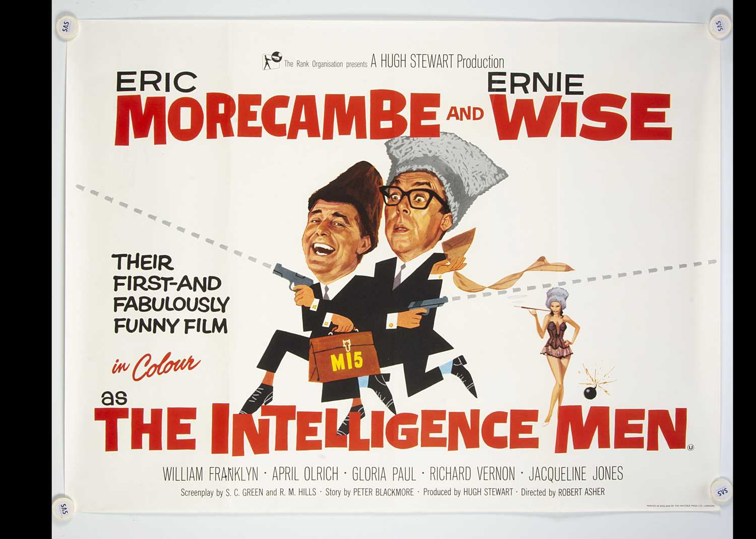 Lot 32 - The Intelligence Men (1965) Quad Poster