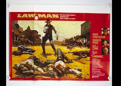 Lot 34 - The Lawman (1971) Quad Poster