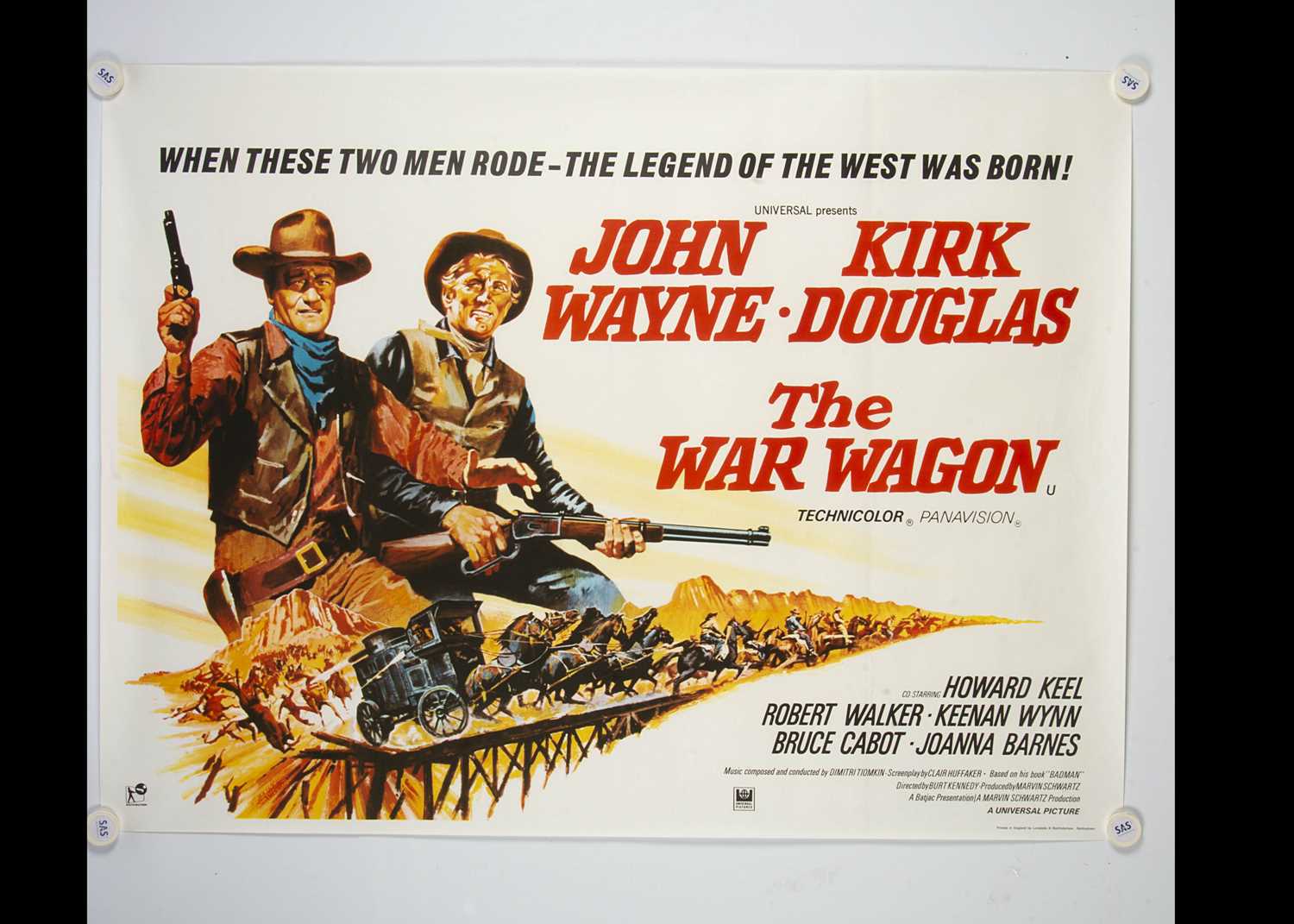 Lot 36 - The War Wagon (1967) Quad Poster