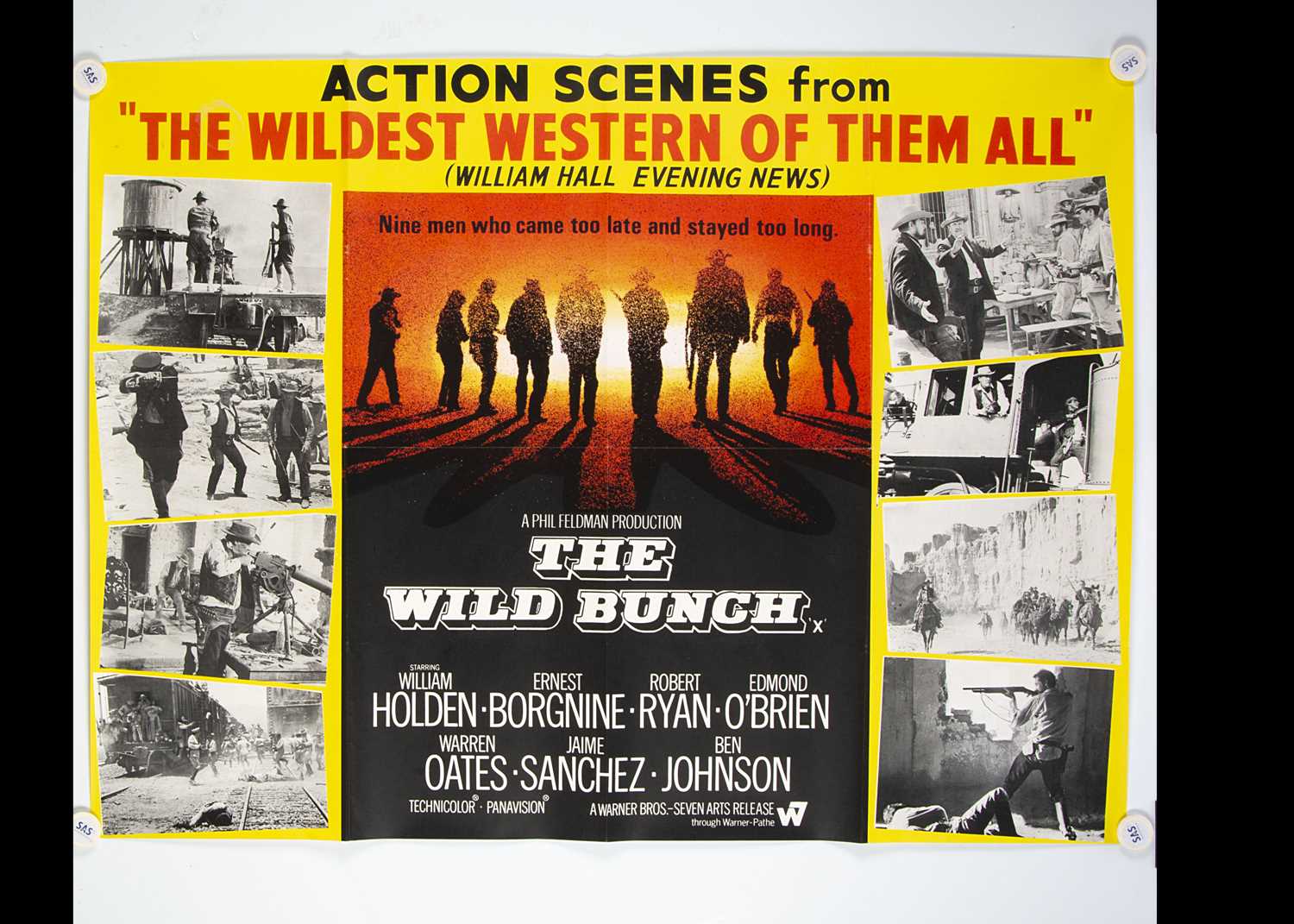 Lot 38 - The Wild Bunch (1969) Quad Poster