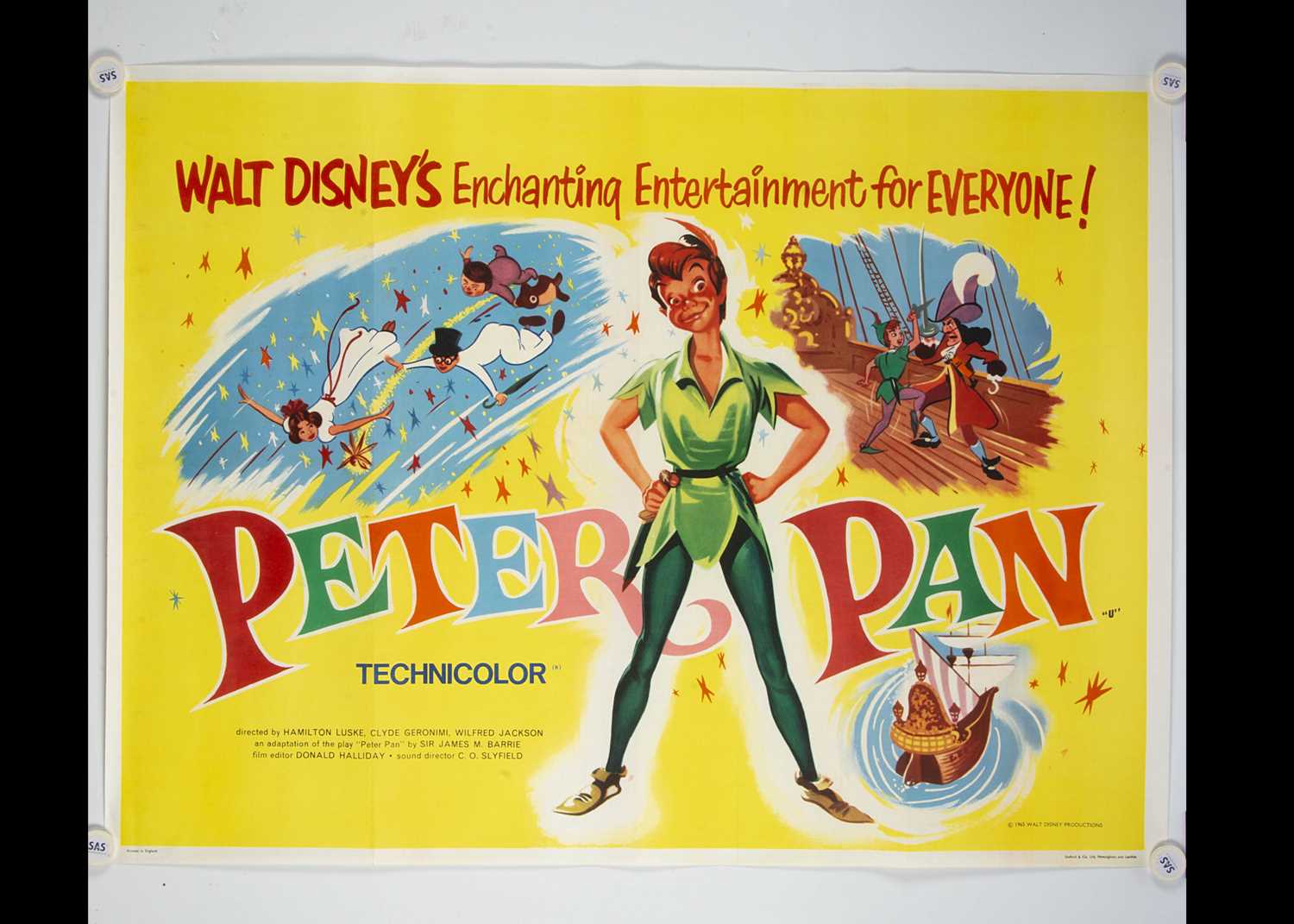 Lot 39 - Peter Pan (1965) Quad Poster