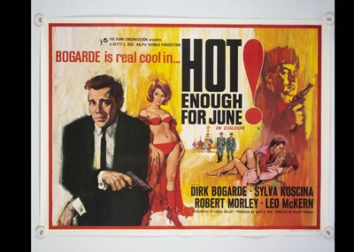 Lot 43 - Hot Enough For June (1965) Quad Poster