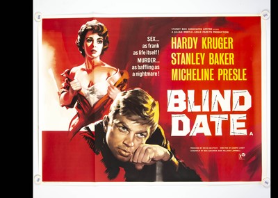 Lot 46 - Blind Date (1959) Quad Poster