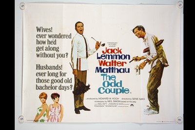 Lot 58 - The Odd Couple (1968) Quad Poster