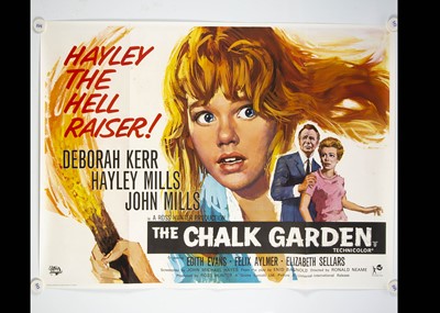 Lot 65 - Chalk Garden (1964) UK Quad poster