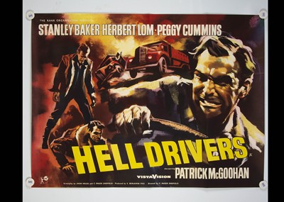 Lot 66 - Hell Drivers (1957) Quad Poster