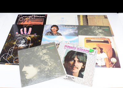 Lot 371 - George Harrison LPs