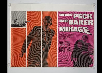 Lot 72 - Mirage (1965) Quad Poster