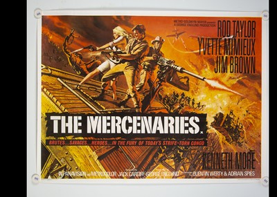 Lot 75 - The Mercenaries (1968) Quad Poster