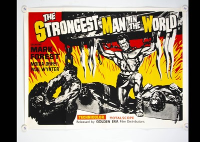 Lot 76 - The Strongest Man In The World (1960) Quad Poster
