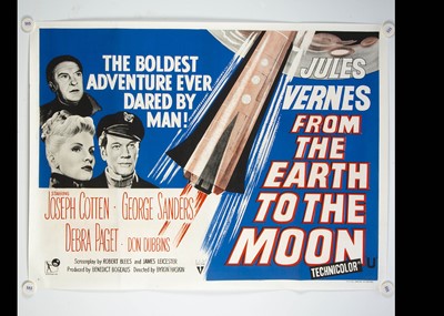 Lot 77 - From The Earth To The Moon (1958) Quad Poster