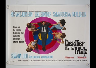 Lot 83 - Deadlier Than The Male (1967) Quad Poster