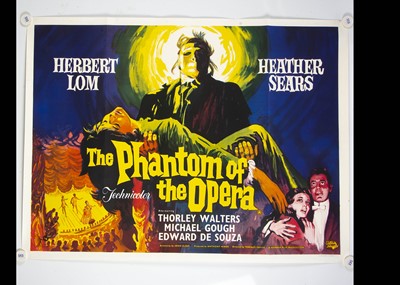 Lot 84 - The Phantom Of The Opera (1962) Quad Poster