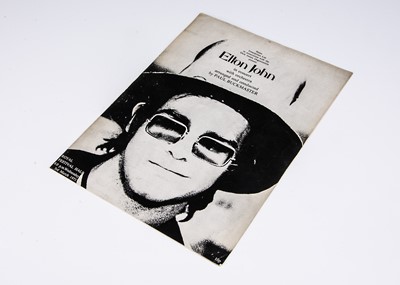 Lot 551 - Elton John Concert Programme