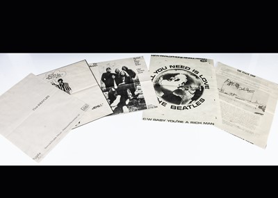 Lot 570 - Beatles / Solo and Related Adverts