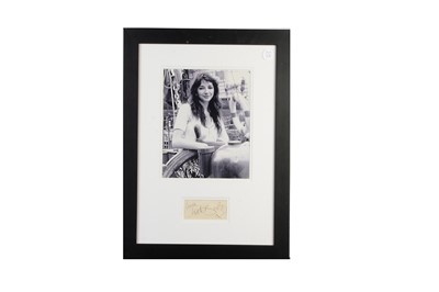 Lot 577 - Kate Bush Photo / Signature