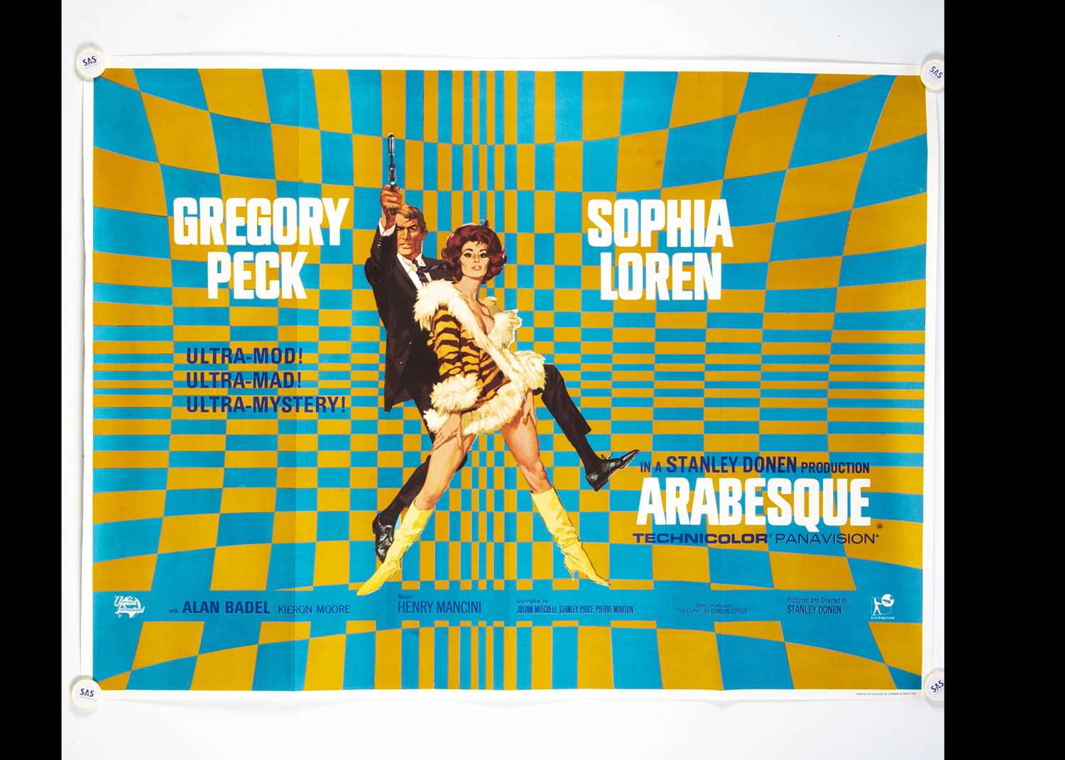 Lot 91 - Arabesque (1966) Quad Poster