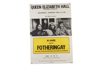 Lot 619 - Fotheringay Concert Poster