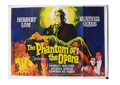 Lot 624 - The Phantom Of The Opera (1962) Quad Poster