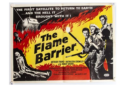 Lot 627 - The Flame Barrier (1958) Quad Poster