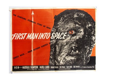 Lot 631 - First Man Into Space (1959) Quad Poster