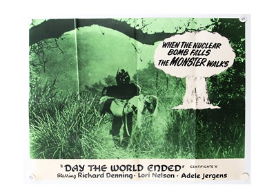 Lot 632 - Day The World Ended (1956) Quad Poster