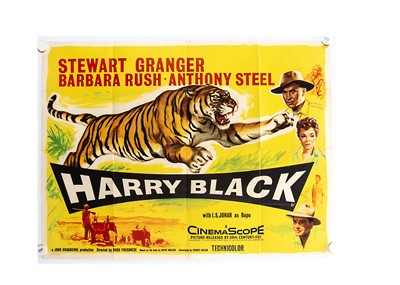 Lot 634 - Harry Black (1958) Quad Poster