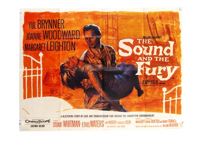 Lot 635 - The Sound and the Fury (1959) Quad Poster