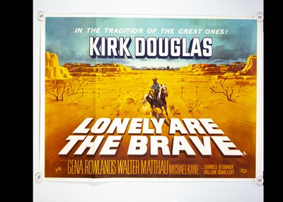 Lot 93 - Lonely Are The Brave (1962) Quad Poster