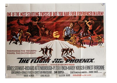 Lot 636 - The Flight Of The Phoenix (1965) Quad poster