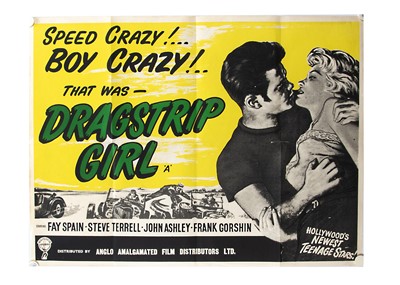 Lot 637 - Dragstrip Girl (1957) Quad Poster