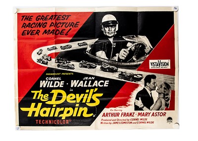 Lot 643 - The Devil's Hairpin (1957) Quad Poster