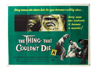 Lot 645 - The Thing That Couldn't Die (1958) Quad Poster